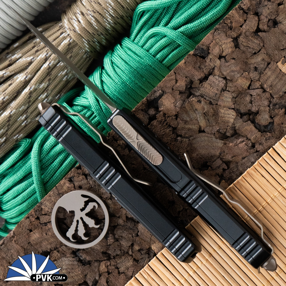 Microtech UTX-85 II 232II-15APS Double Edge Apocalyptic Bronze