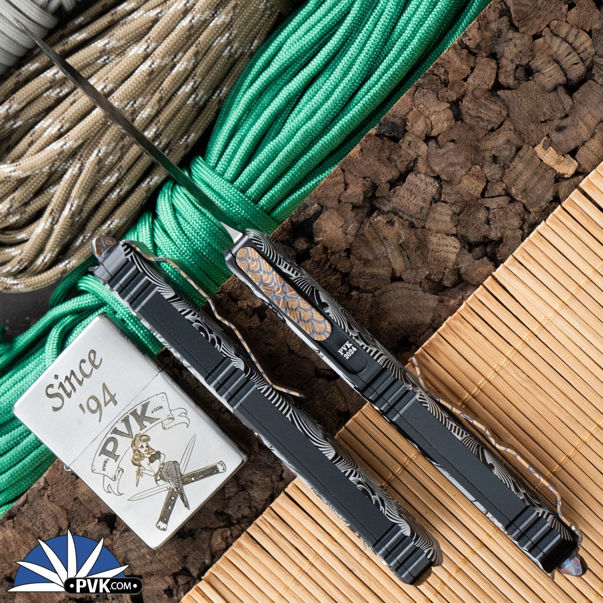 Ultra Tech Geisha PVK Custom Ultratech Classic Geisha w/Waves, Double Edge Dragon Scale ...