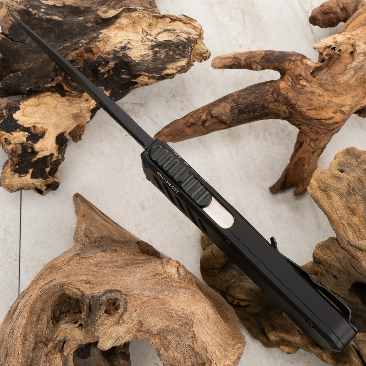 Custom REK Knives Full Serrated Guardian Tactical RECON-035 S/E