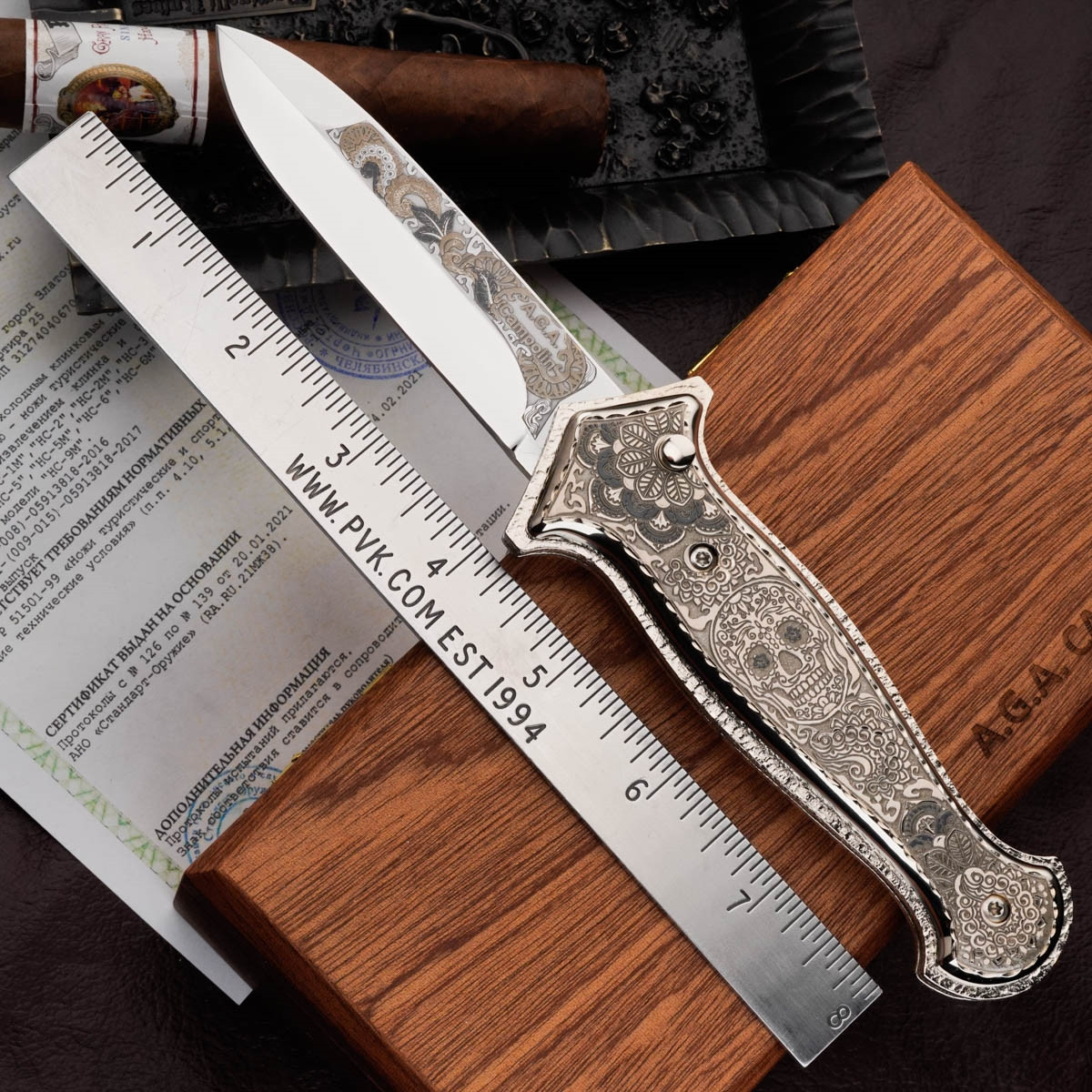 AGA Campolin Silver Aury Skull - PVK