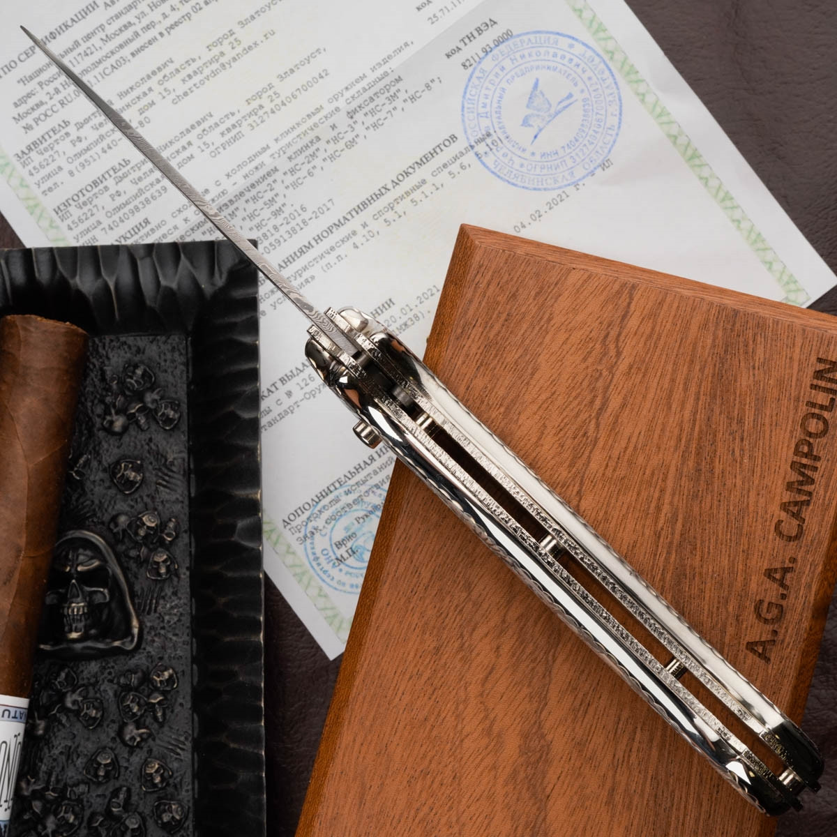AGA Campolin Silver Sophy Damascus - PVK