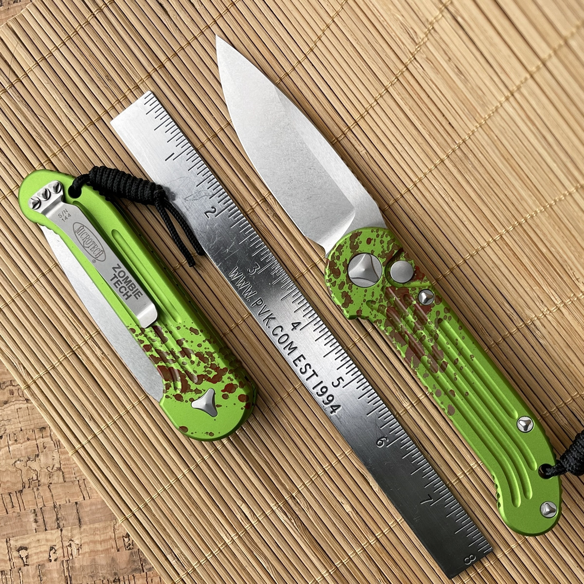 Microtech LUDT 135-10Z Zombie-Tech Stonewash with Satin Flats - PVK