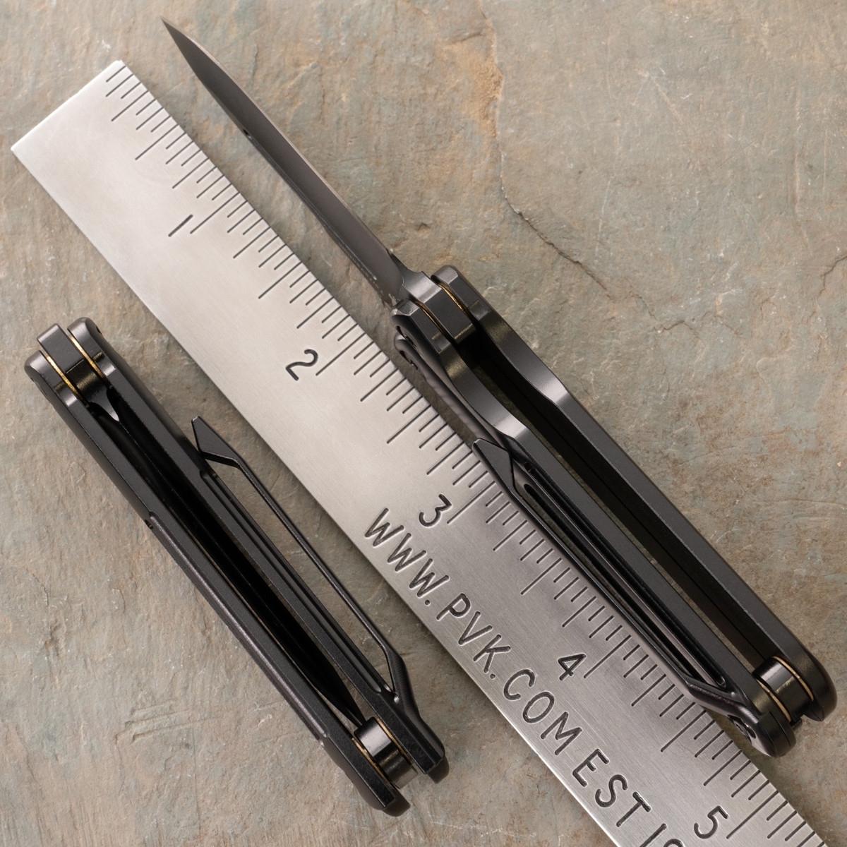 Terrain 365 Invictus Pocket Rocket Mini-Balisong Black DLC 