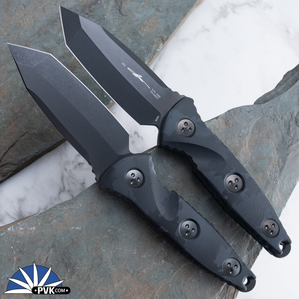 Microtech Socom Alpha Mini 114M-1DLCTUCS Tanto DLC Blade, Urban