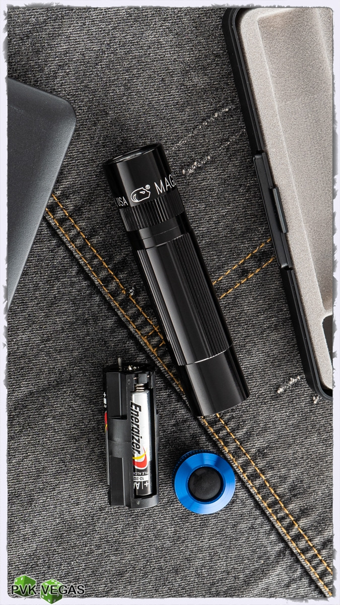 Maglite XL50 Spectrum Series LED AAA Blue Flashlight - PVK