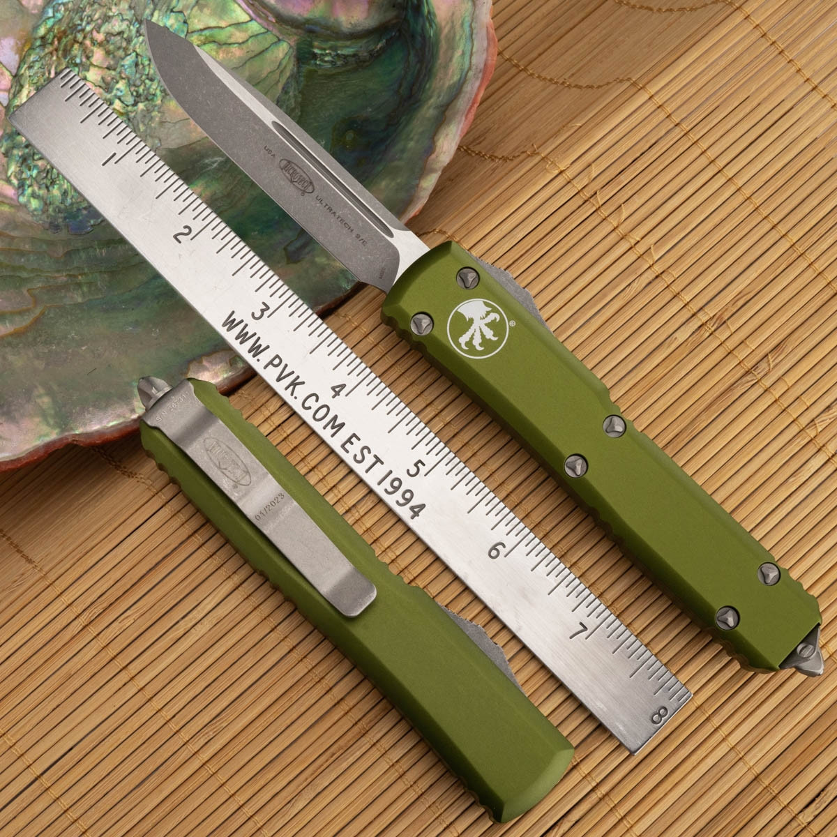 Microtech Ultratech 121-10APOD Single Edge Apocalyptic Blade, OD