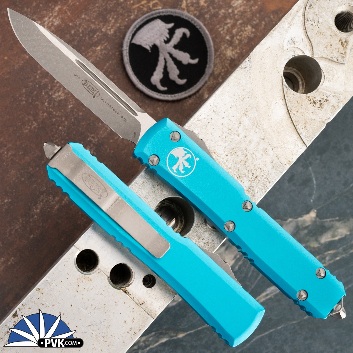Microtech Ultratech 121-10APTQ Single Edge Apocalyptic Blade
