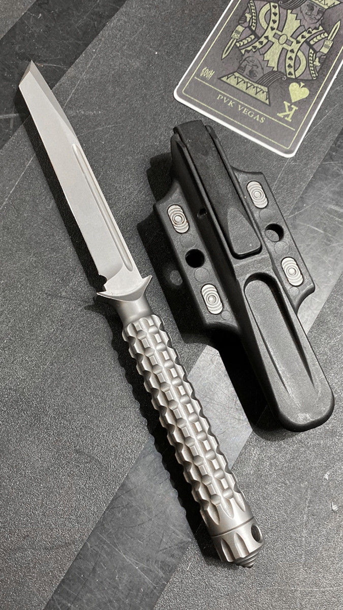 Microtech Ado Microtech A.D.O. Fixed Blade TE BB - PVK