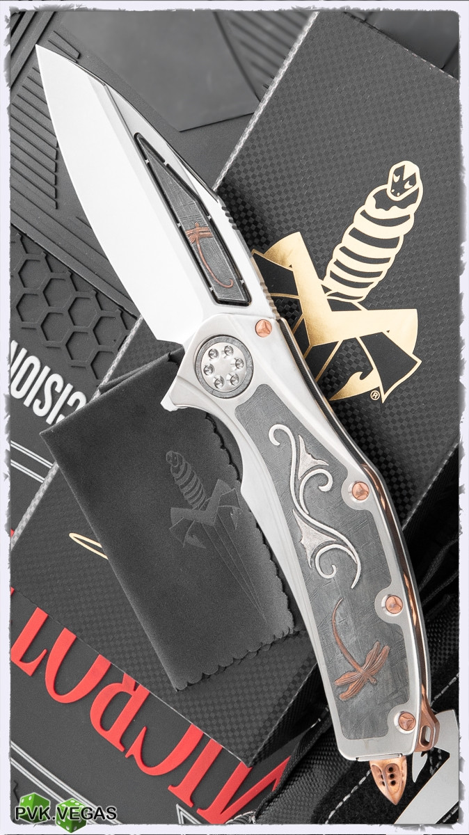 Marfione Custom Super Matrix Meteorite Engraved Dragonfly - PVK
