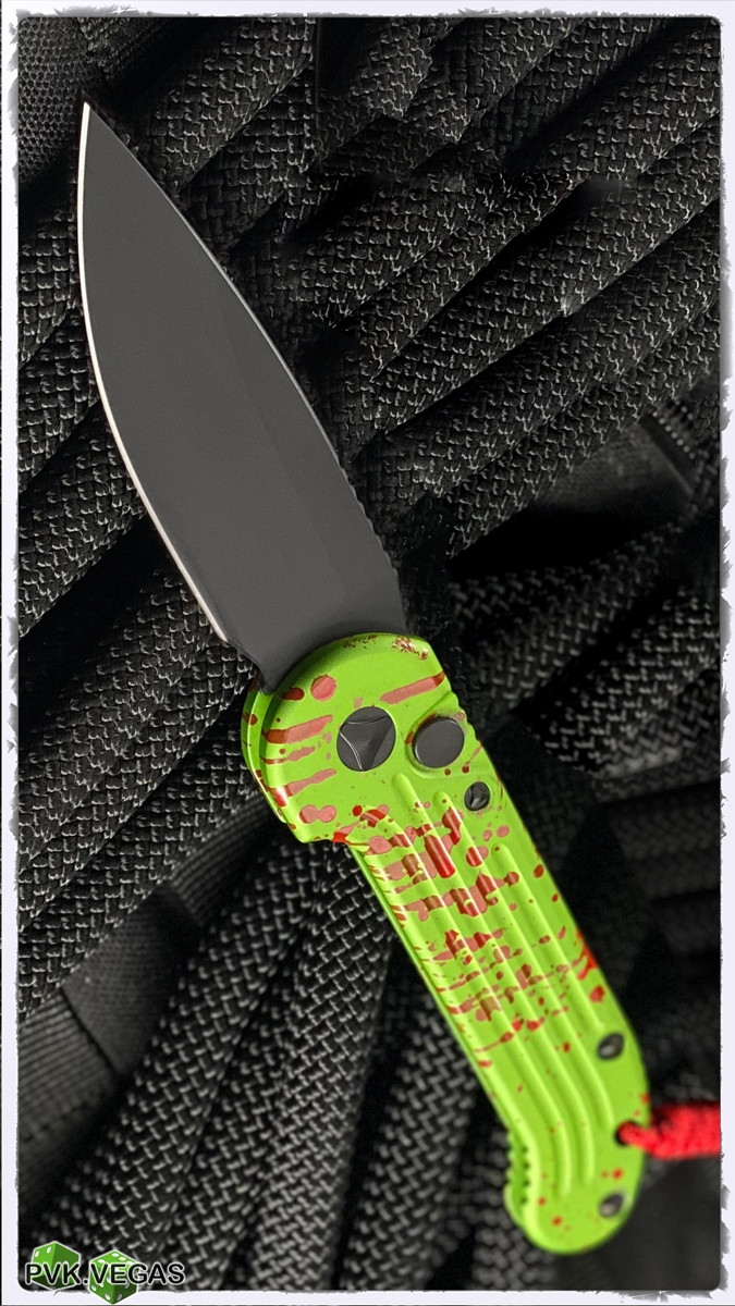 Microtech LUDT 135-1Z Zombie-Tech Black Blade - PVK