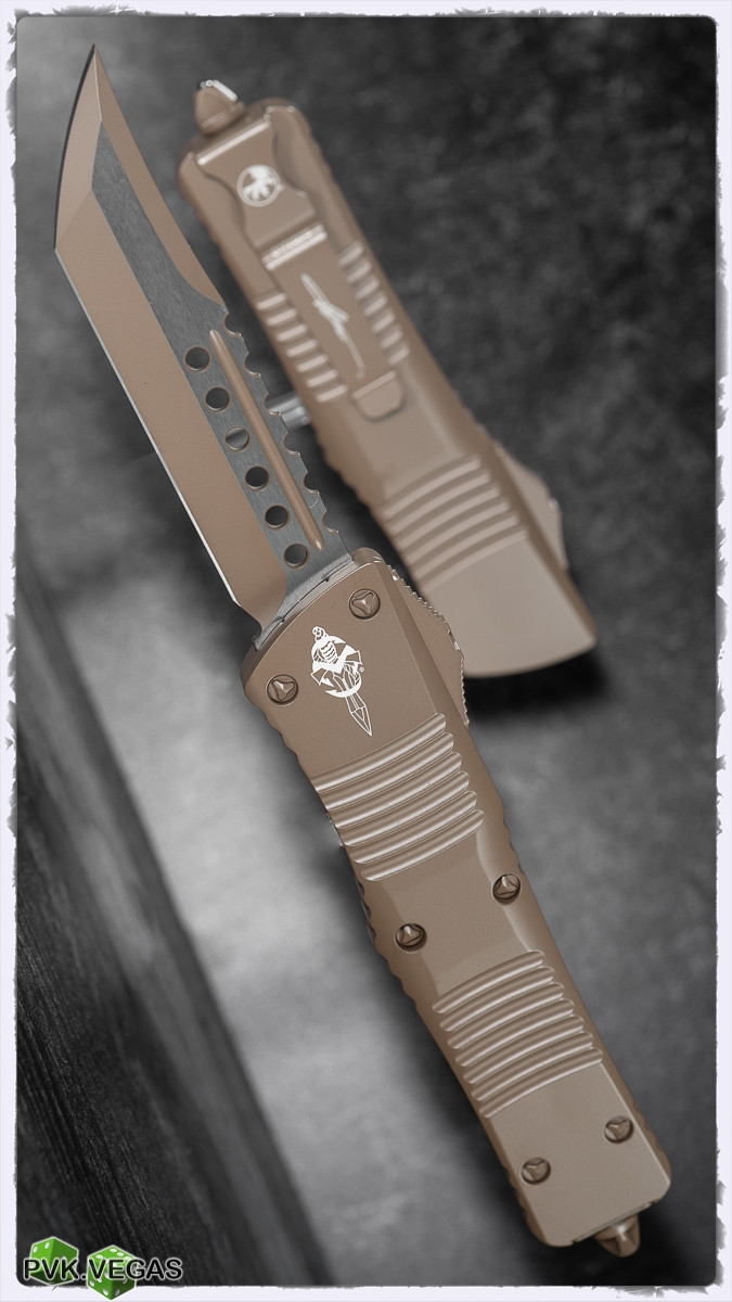 Microtech Combat Hellhound 219-1CDE Signature Series Dark Earth ...