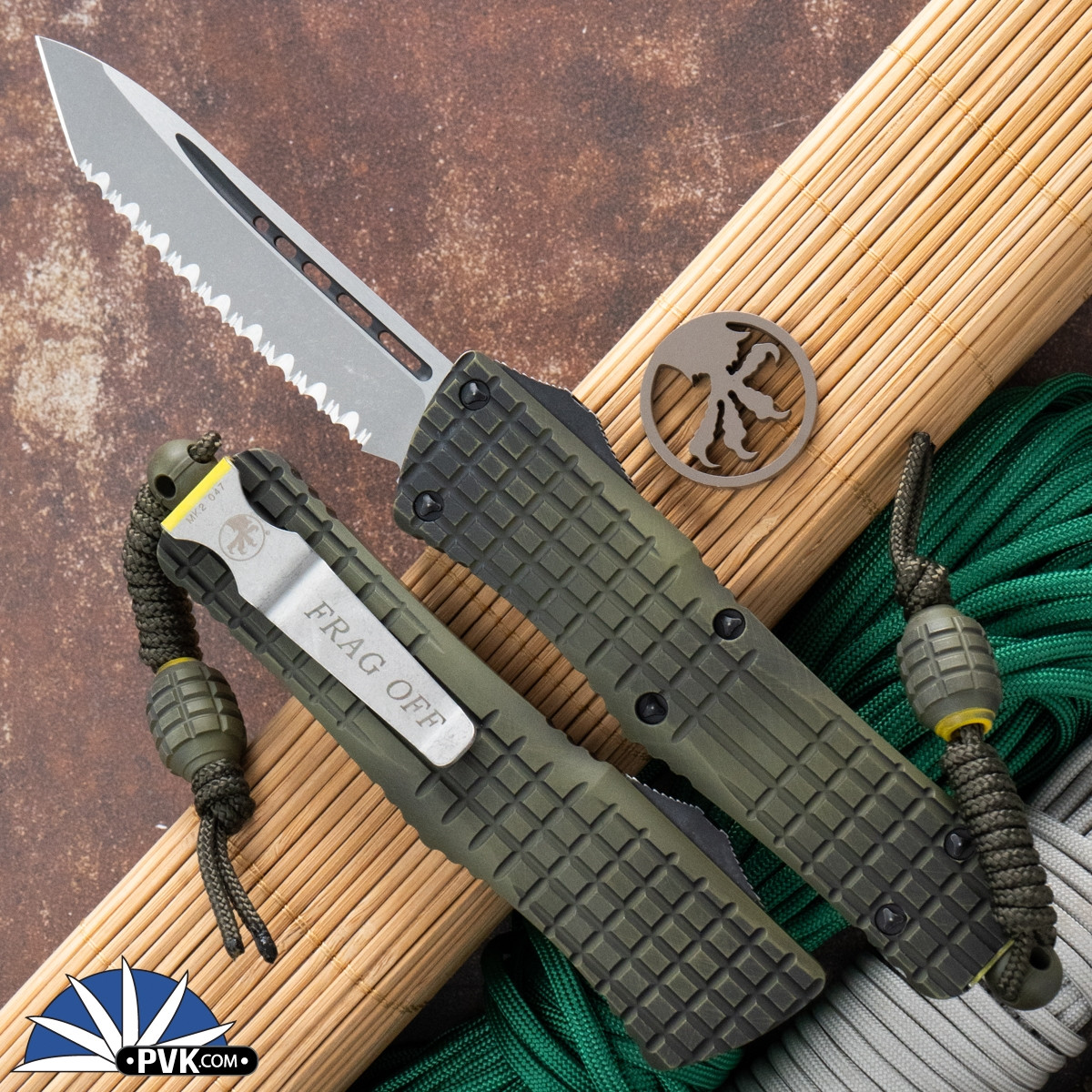 Microtech Combat Troodon MK2-FRAG 144-12APFOGG Tanto Apocalyptic