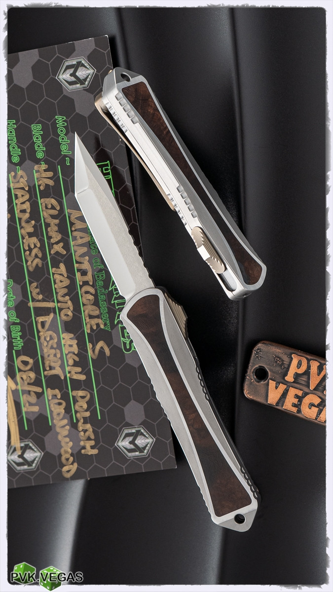 Heretic Knives Custom Manticore-S Hand Ground High Polish Tanto