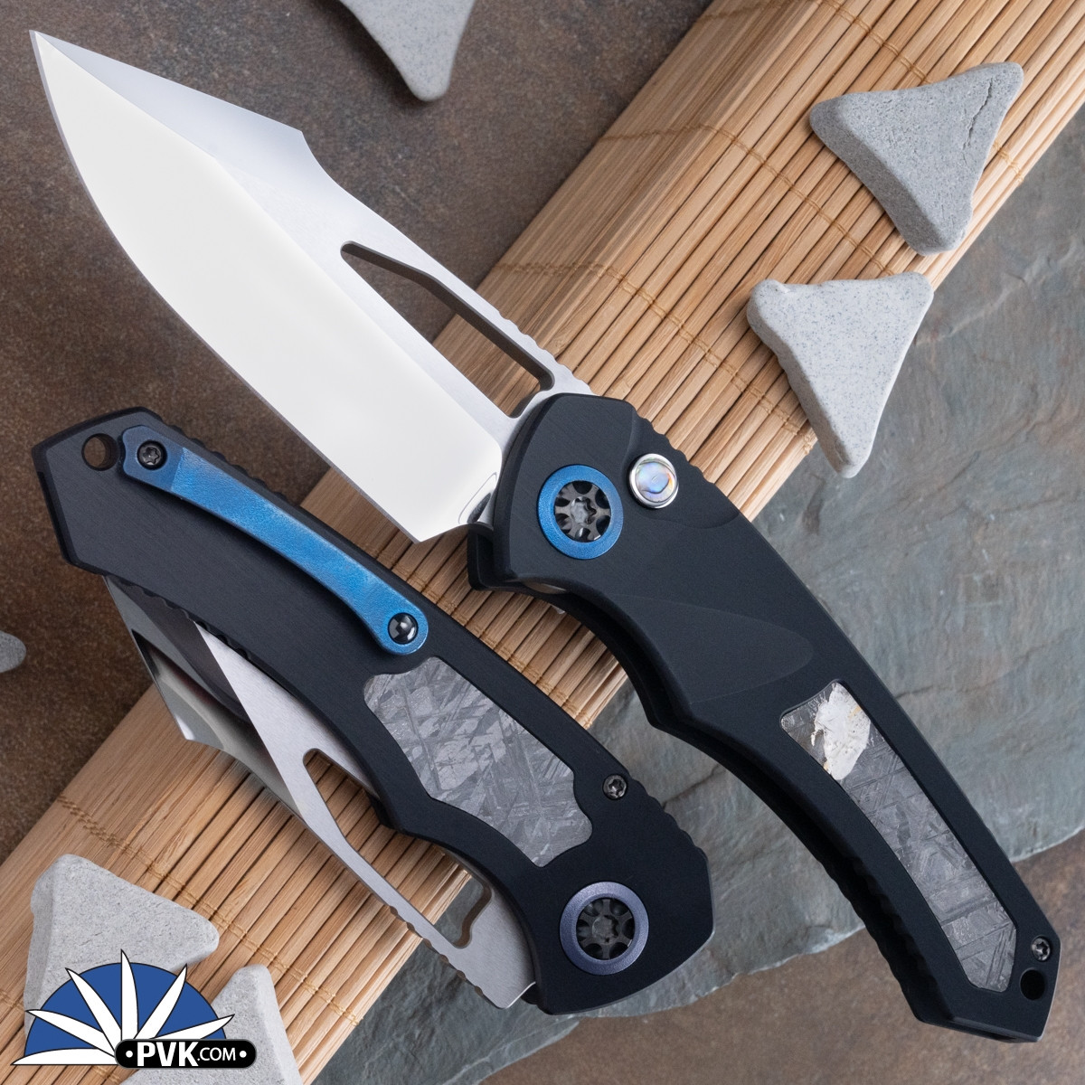 Heretic Knives Pariah Manual Mirror Polished Blade, Aluminum w