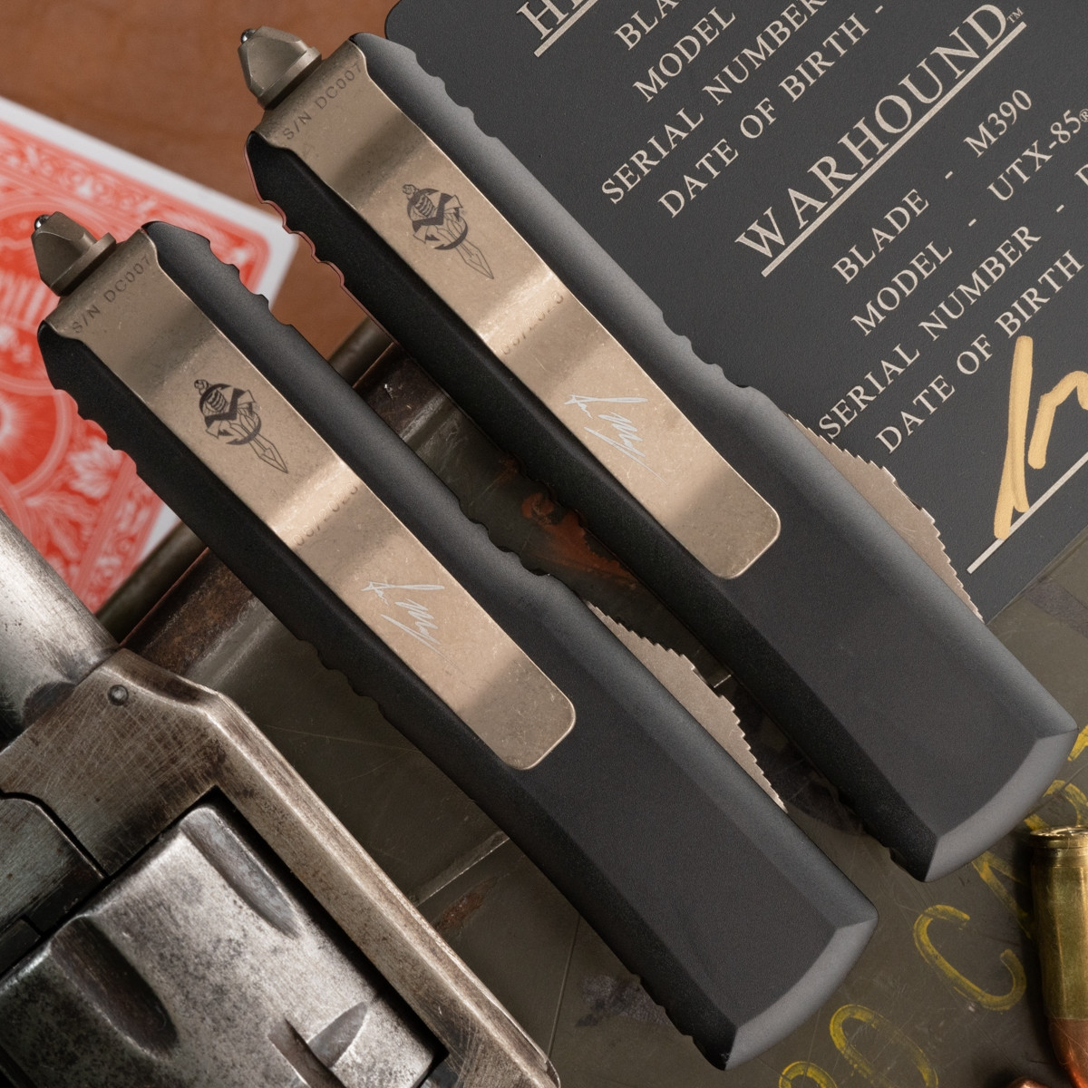 Microtech UTX-85 Set 719-13SETDCS Hellhound & Warhound Apocalyptic