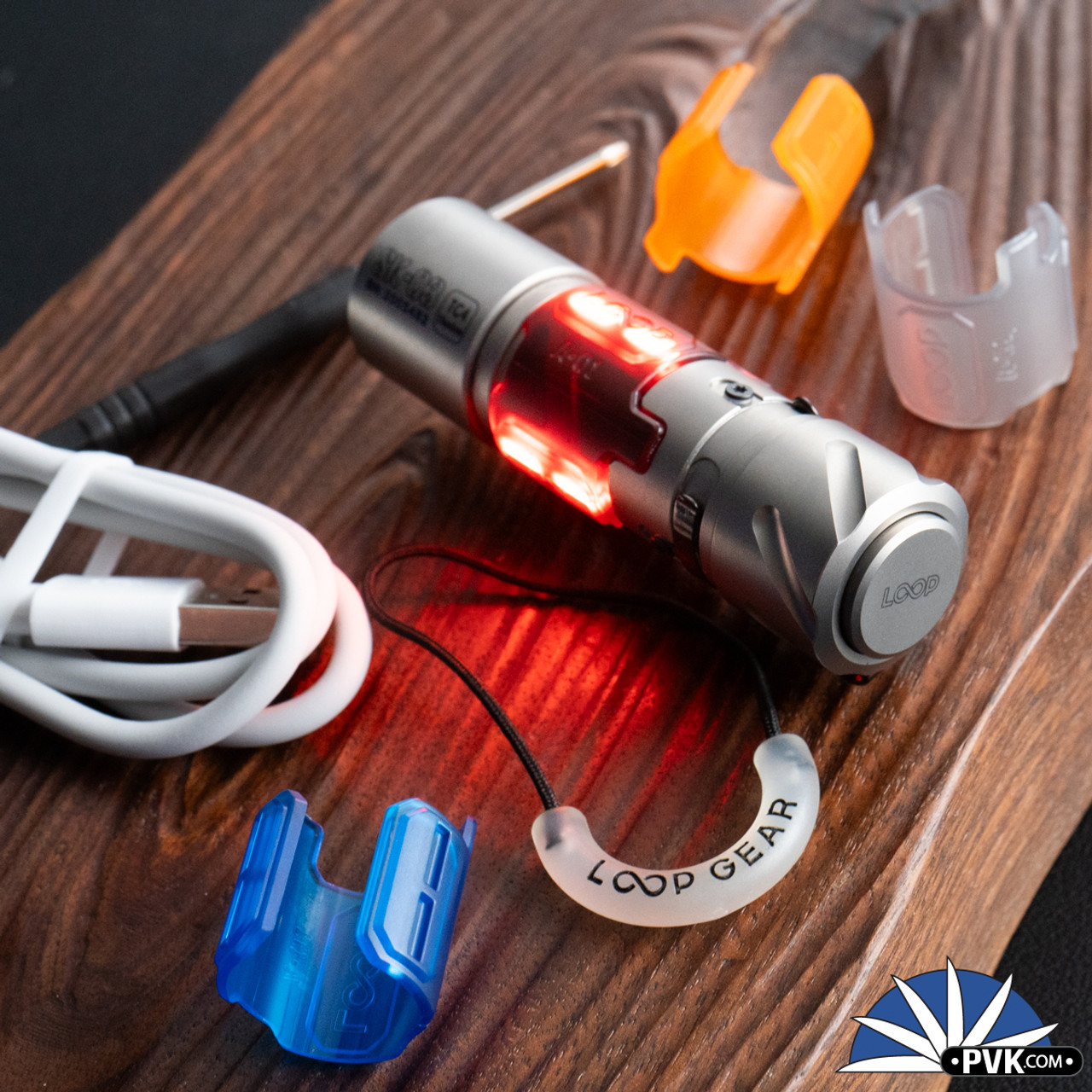 ライト・ランタン LOOP GEAR SK-3 Ti LOOP GEAR SK03 LED Rechargeable Flashlight, AA Rechargeable