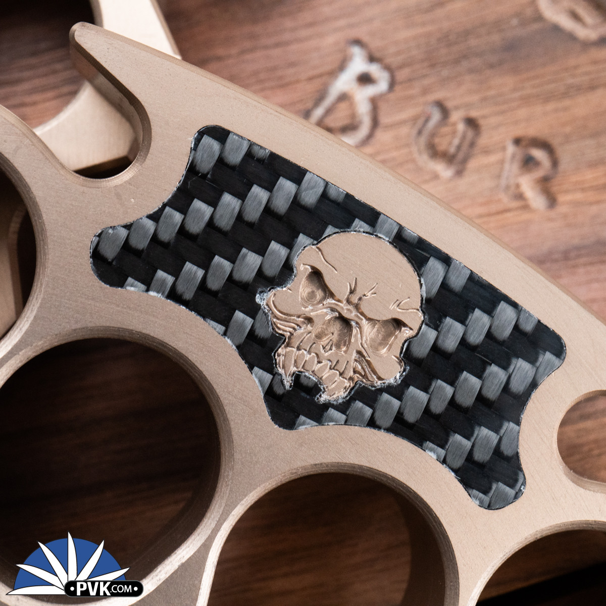 BURN Custom 4 Finger Knuckles Set - 2x Aluminum 3/4