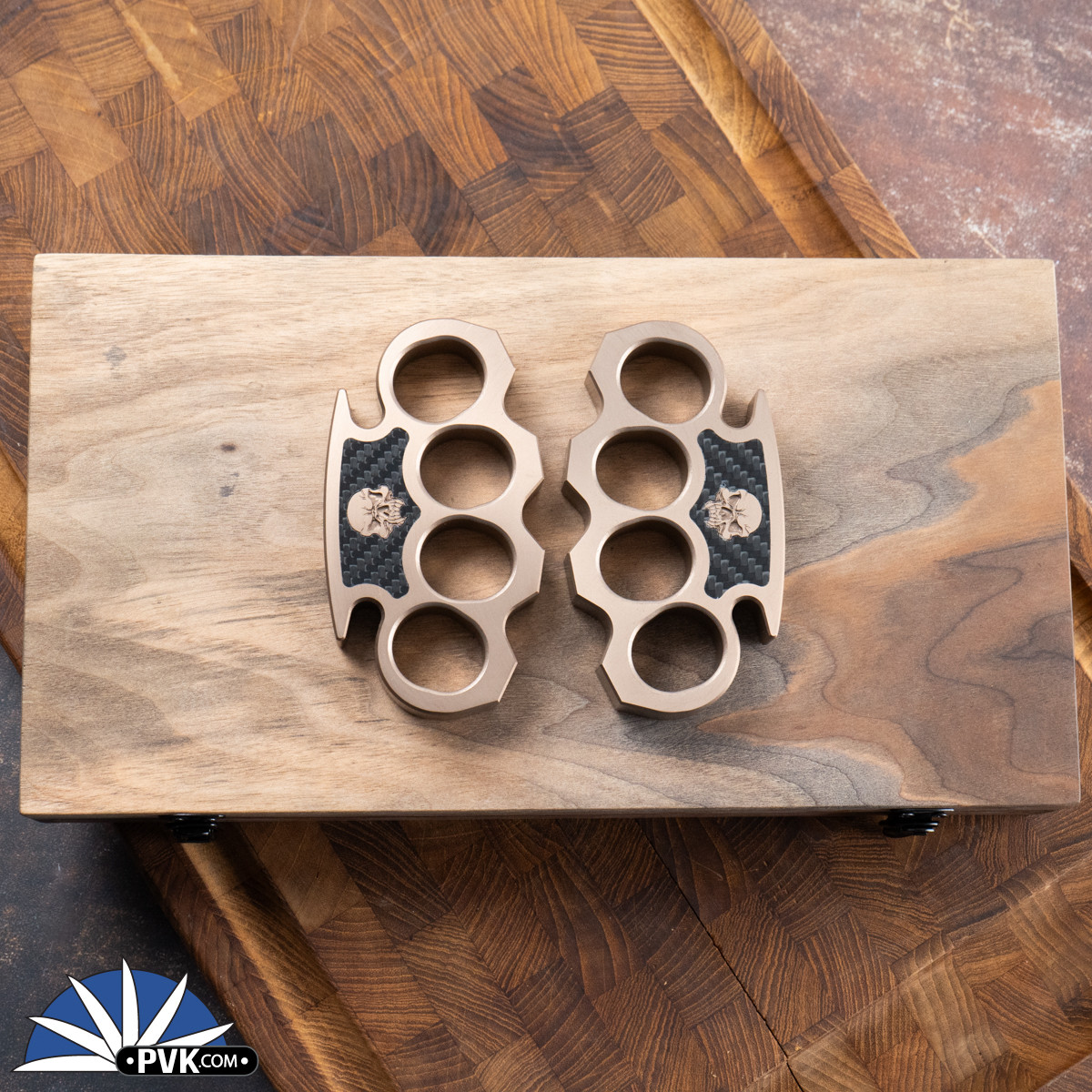 BURN Custom 4 Finger Knuckles Set - 2x Aluminum 3/4
