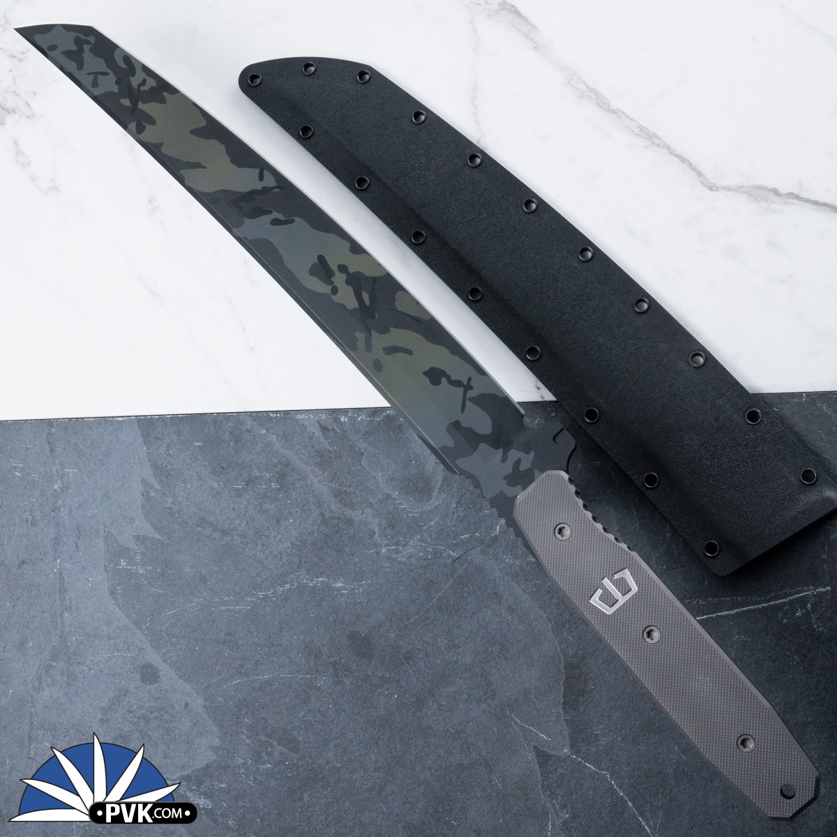 Blackside Customs Tokyo Drifter PSB27 Multicam Tanto, Titanium