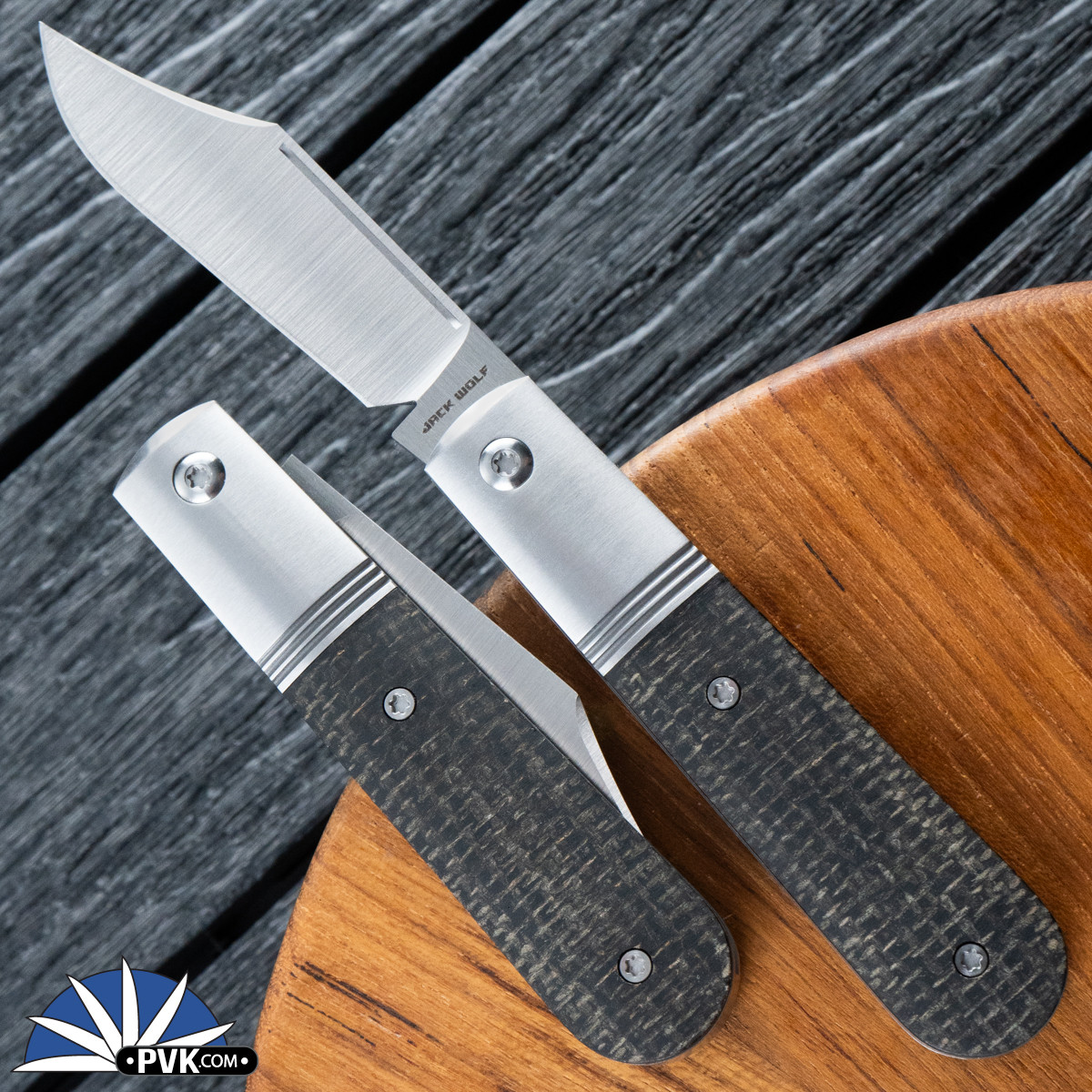 ★Brunswick★ブランズウィック★珍品★美品★良品★18山★ Jack Wolf Knives Big Bro Jack V2 Steel Series Belt Satin Blade