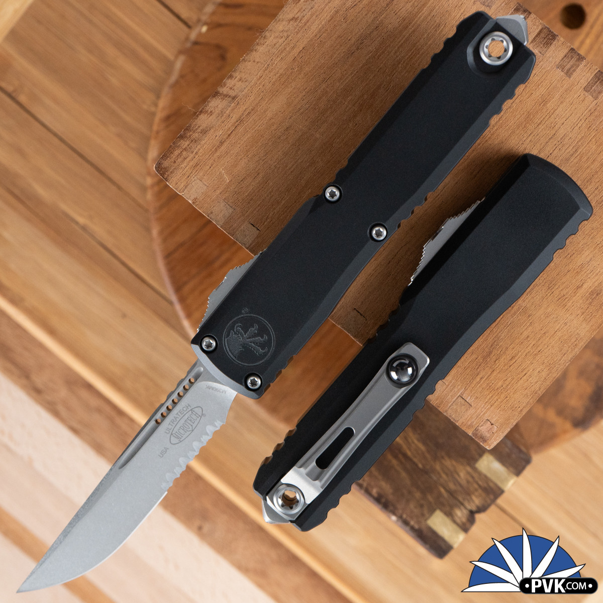 Microtech Ultratech ZBP Gen 3 1121-11 Single Edge Stonewash