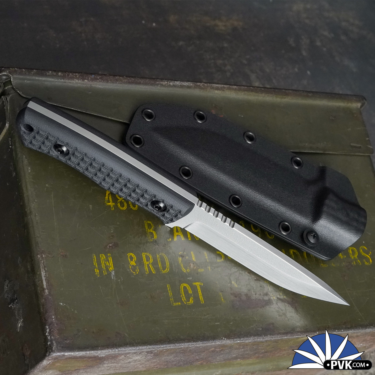 KD Knives Kamil Dlugosz Marauder Elmax Two Tone Satin With