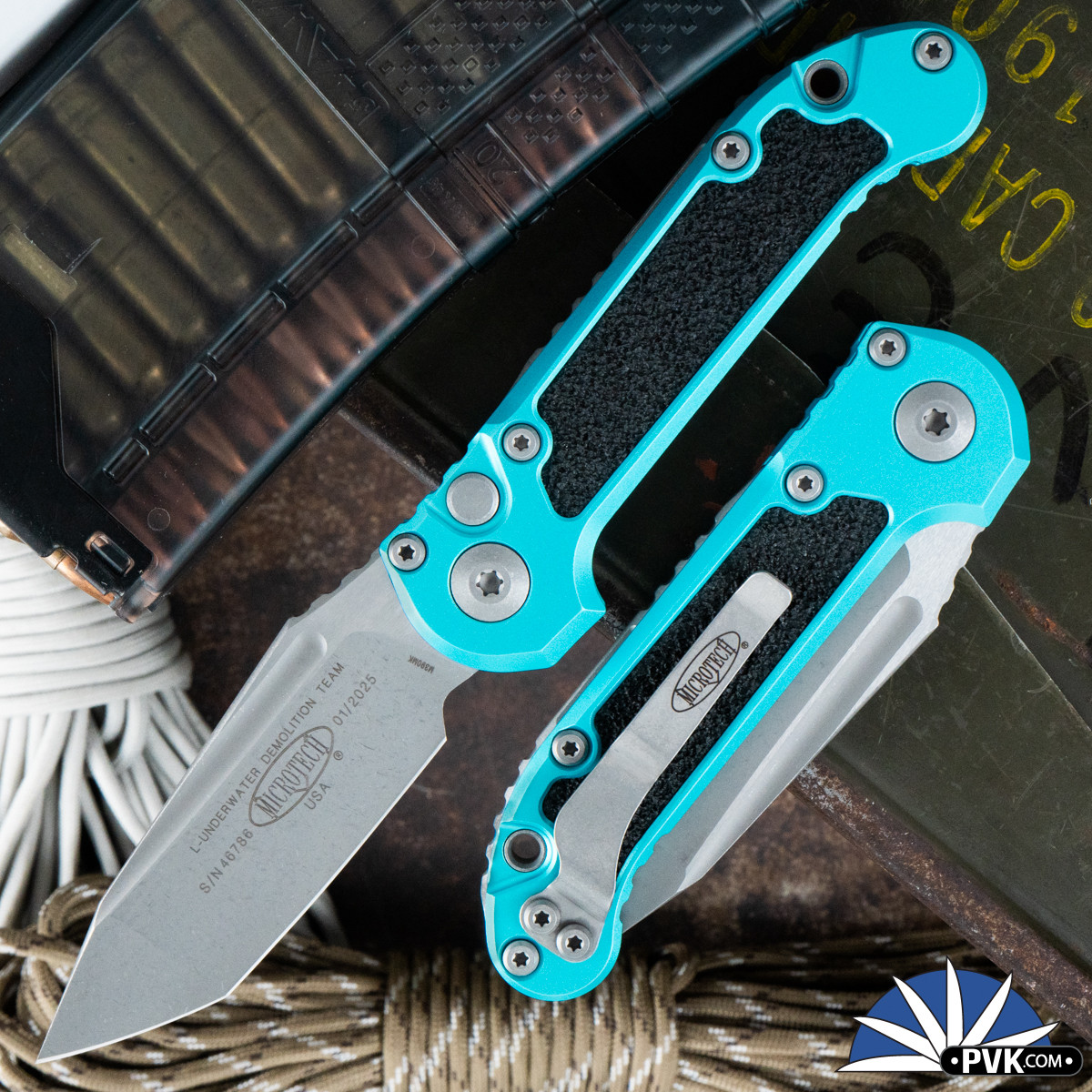 Microtech LUDT Gen 3 1136-10APTQ Tanto Apocalyptic Blade