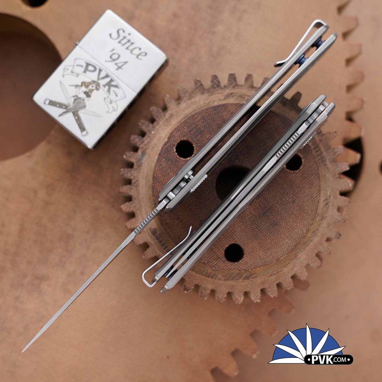 Zero Tolerance 0556 Satin MagnaCut Blade, Titanium Handle, Carbon