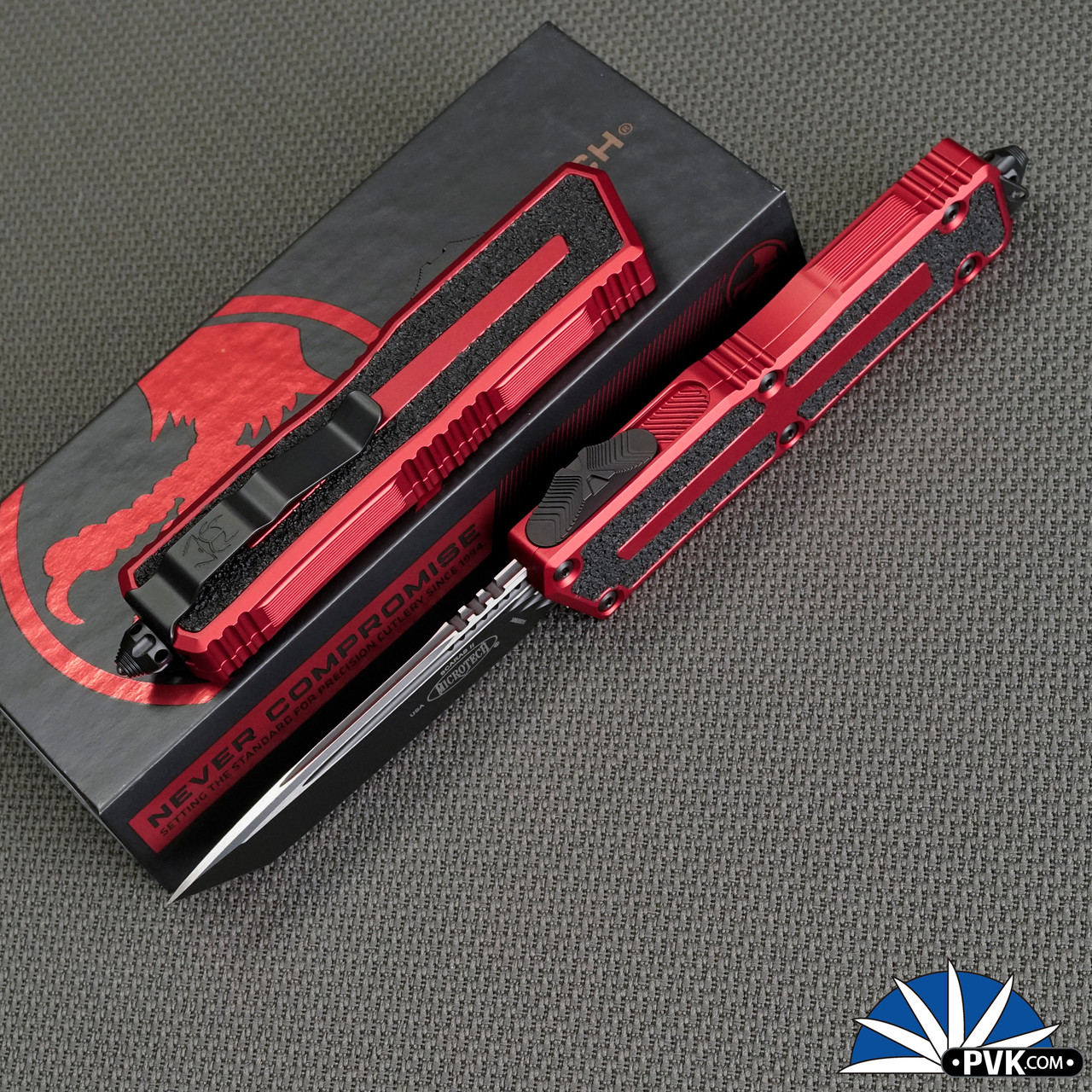 ◆ept◆ DIVE LE BLACKRED 11374269 Microtech Scarab 2 Gen 3 1279-1RD Tanto Black Blade, Red