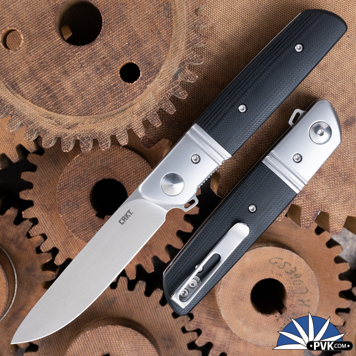 CRKT 5720 Ken Onion Jr Design Assisted Opening Bamboozled, Satin
