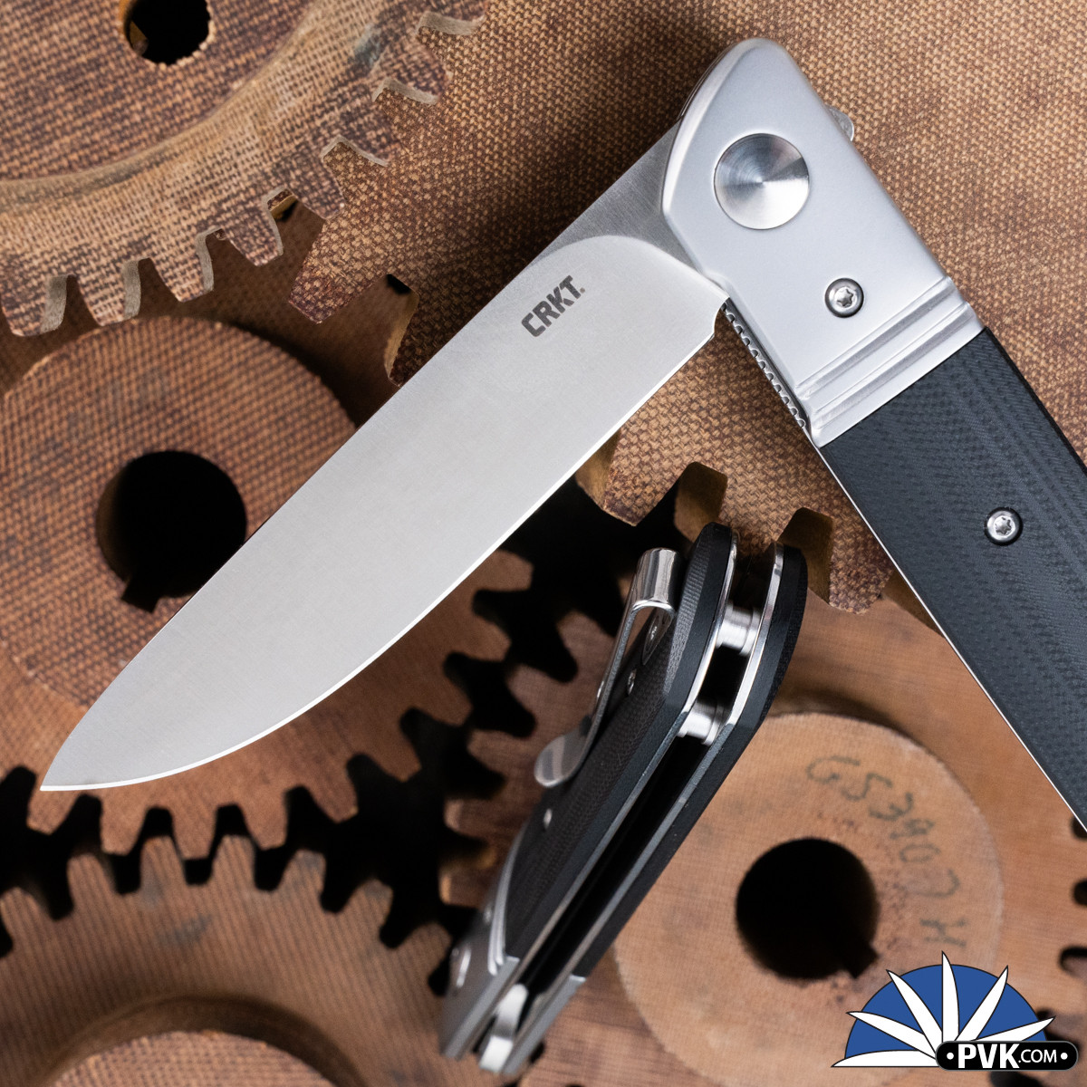 クン‪‪ kun CRKT 5720 Ken Onion Jr Design Assisted Opening Bamboozled, Satin