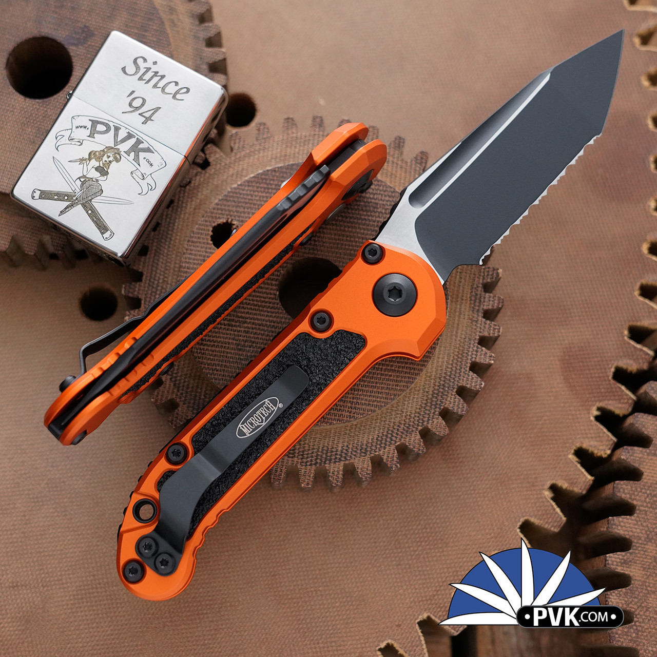 Microtech LUDT Gen 3 1136-3OR Tanto Black Full Serrated Blade Microtech LUDT Gen 3 1136-3OR Tanto Black Full Serrated Blade