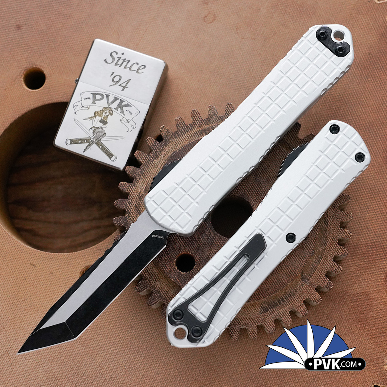 モーグリ、ティナセット Heretic Knives Manticore-E Magnacut Tanto Two-Tone Battle Black