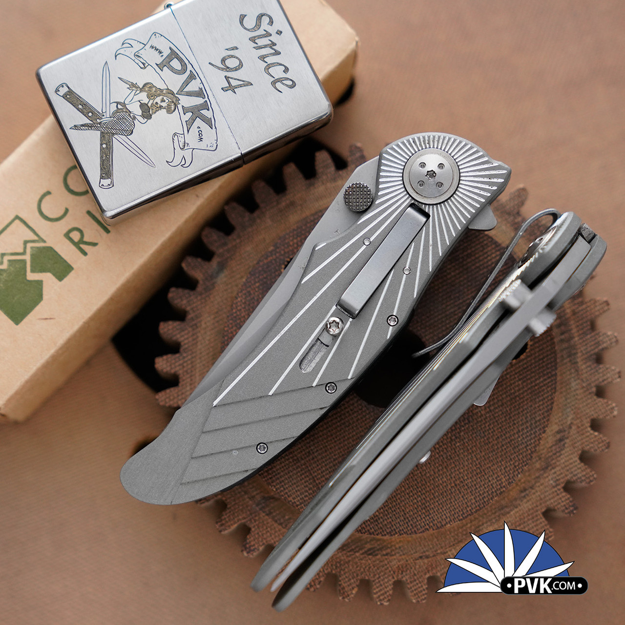 CRKT 7343 Starlight E-lock Elishewitz Automatic Conversion - PVK