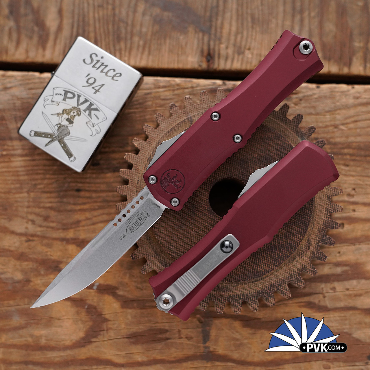 Microtech Hera II Mini 1703M-10MR Single Edge Stonewash Blade