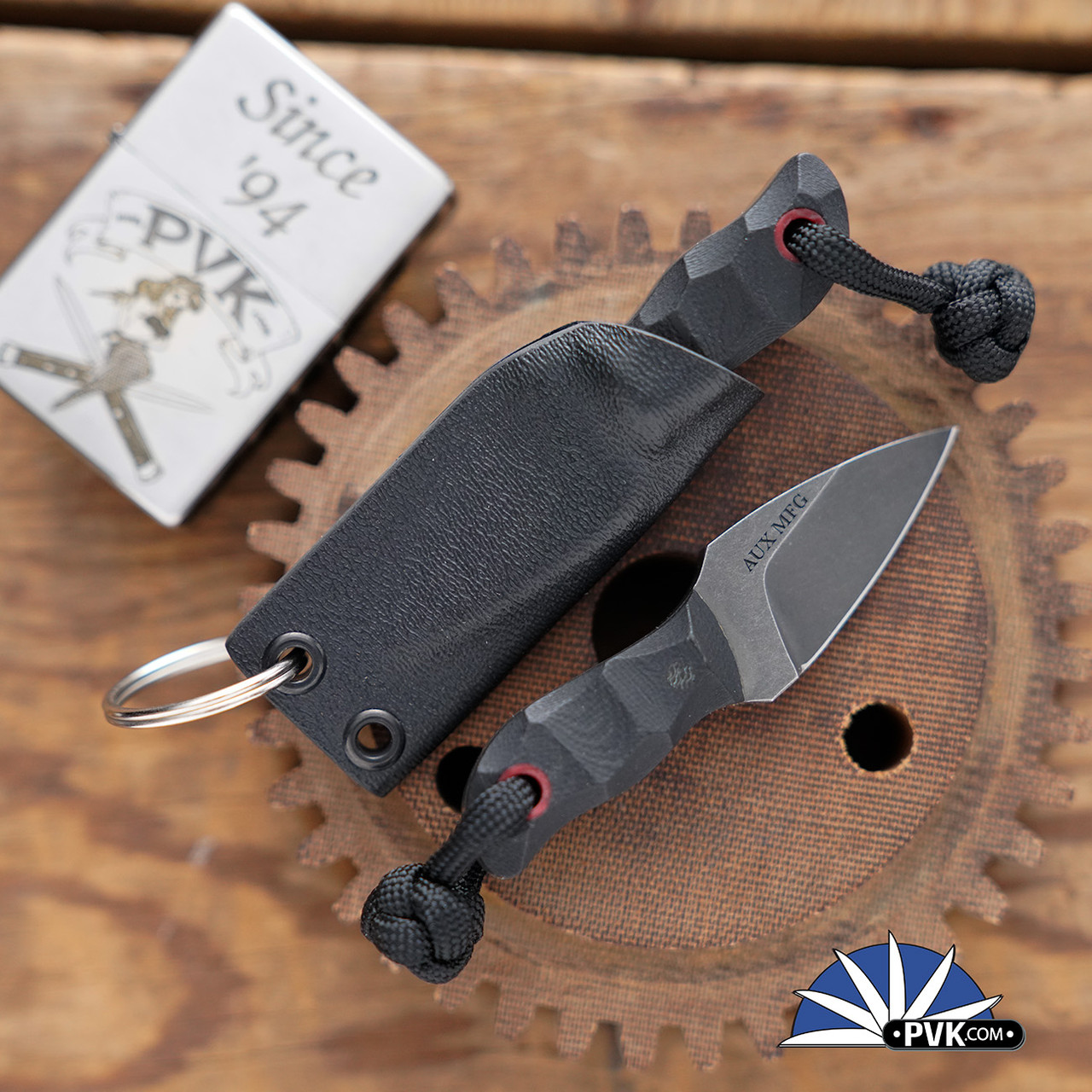 Auxiliary Manufacturing Pocket Lint, AEB-L Blade, Black G-10