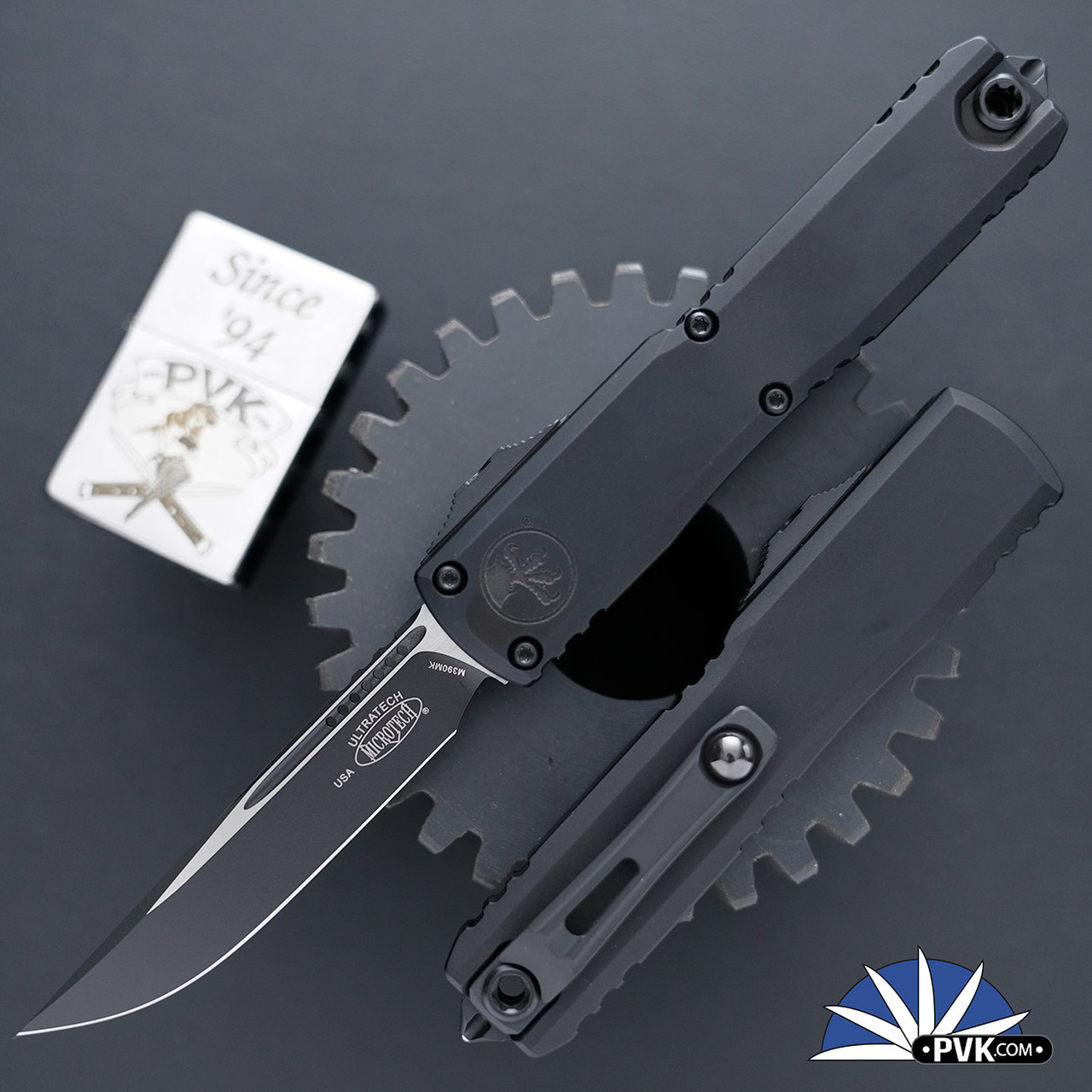 Microtech Ultratech ZBP Gen 3 1121-1T Single Edge Black Blade