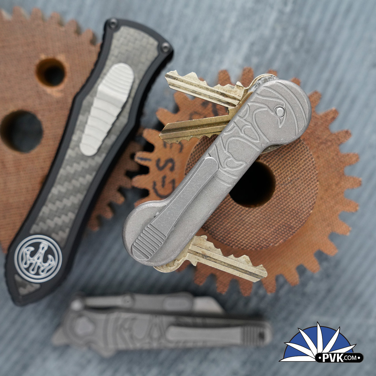 その他 KeyBar Half Carved Titanium その他 KeyBar Half Carved Titanium その他 KeyBar Half Carved