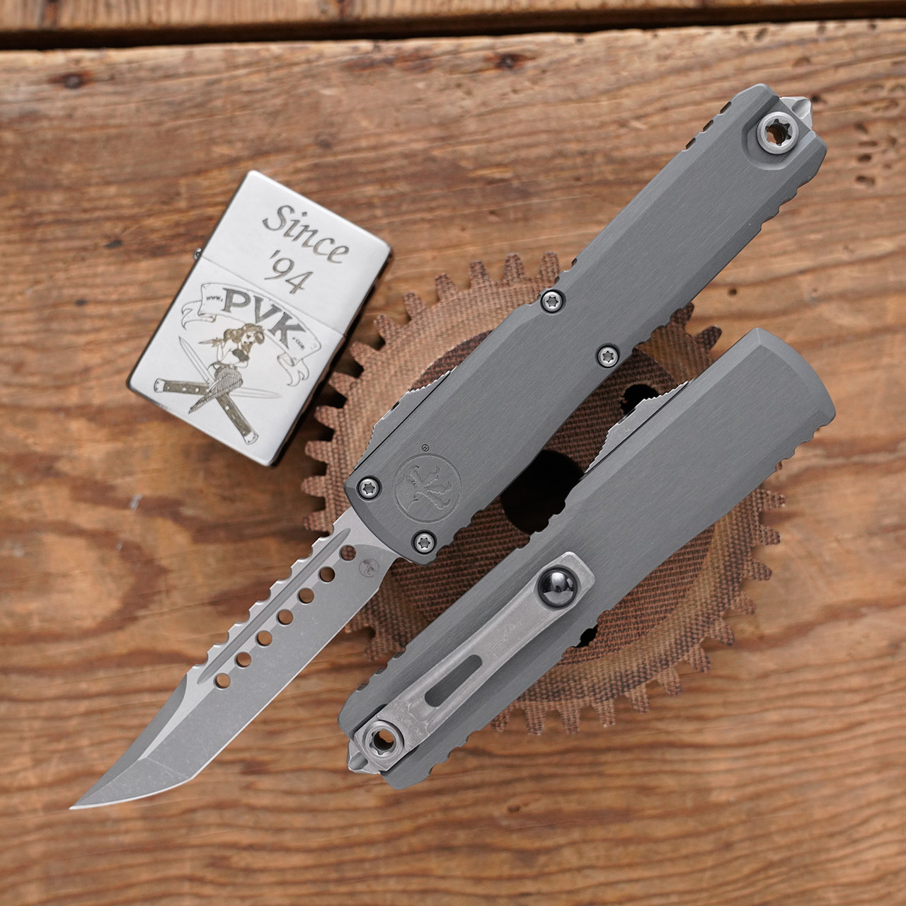 Microtech Ultratech ZBP Gen 3 1119-10APNCS Apocalyptic Hellhound