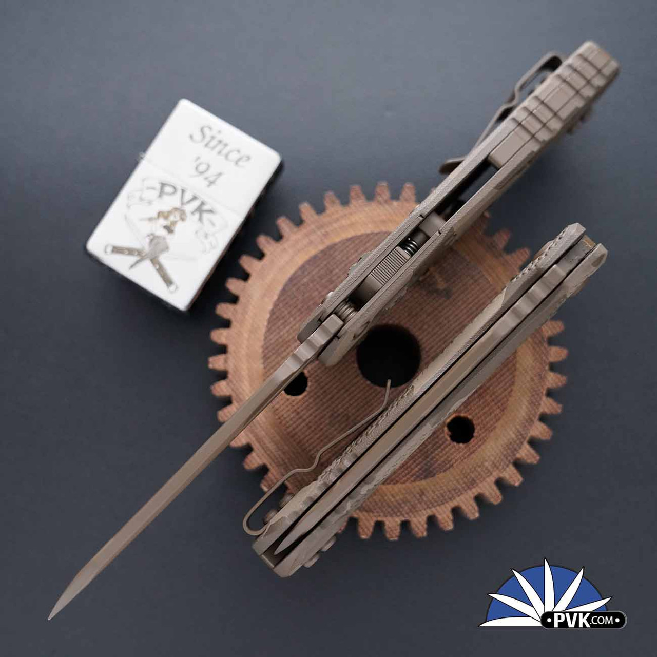 Microtech Standard Issue MSI 210T-1PMCHC-X11Z12 Ram-Lok Chocolate