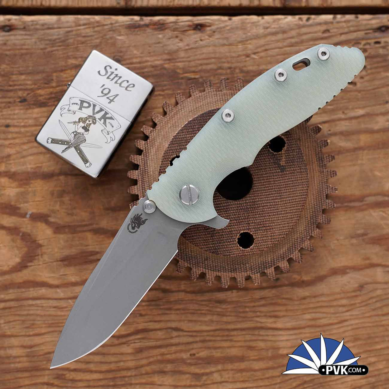 Hinderer XM-18 3.5″ Spanto Working Finish 20CV Blade, Translucent