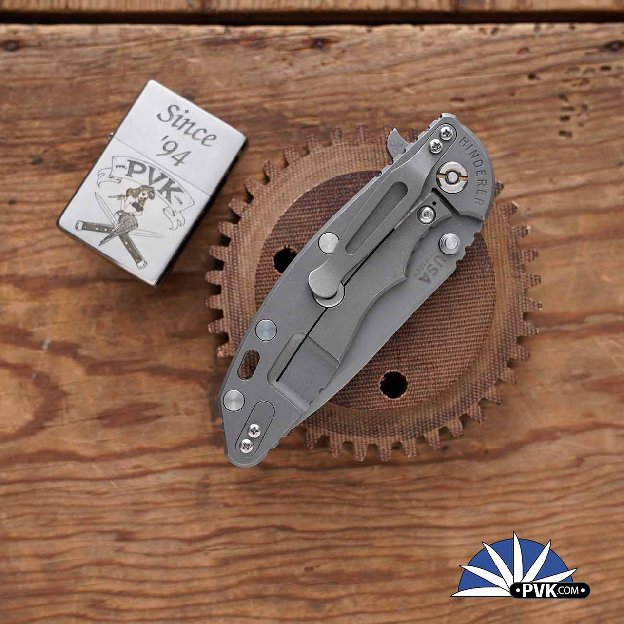 Hinderer XM-18 3.5″ Spanto Working Finish 20CV Blade, Translucent