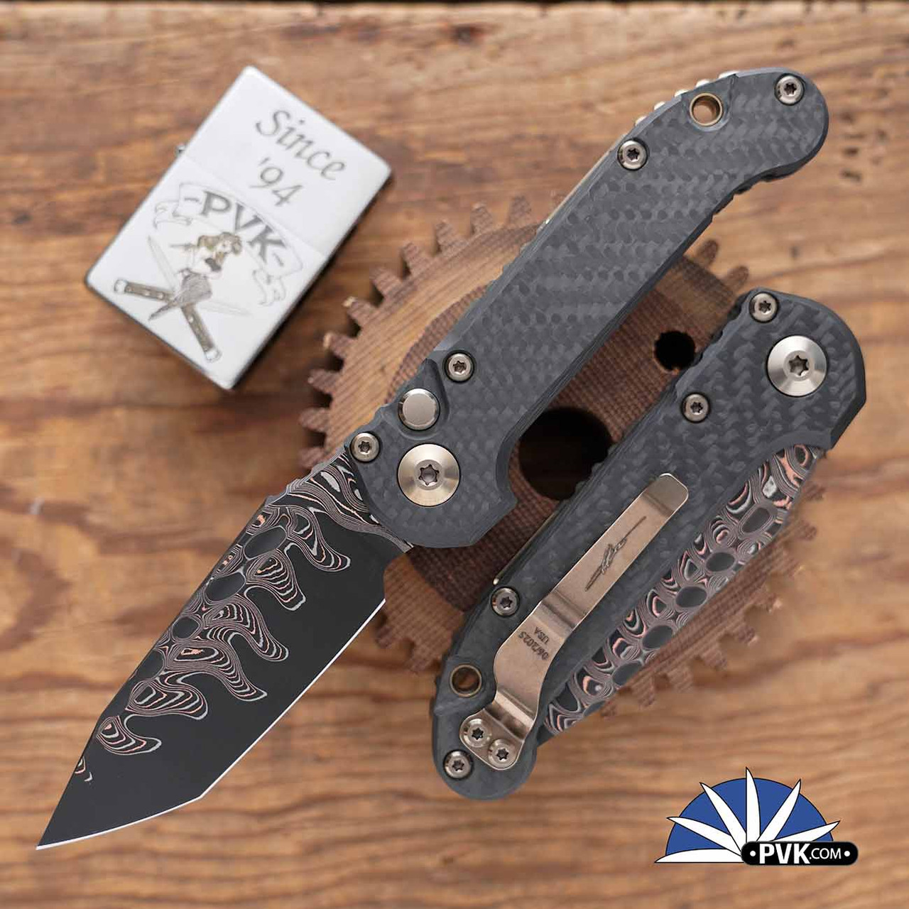Microtech/Marfione Select LUDT Gen 3 1136-16MS1 Tanto Baker Forge