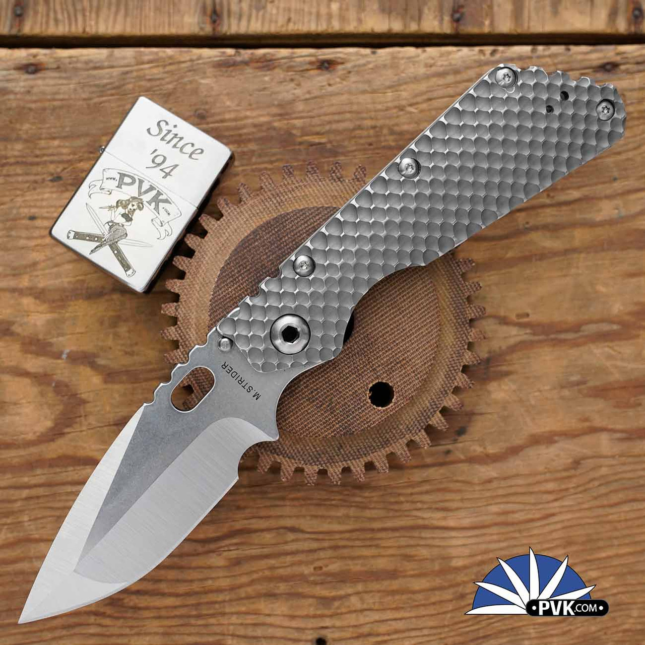 Strider Knives XL, Magnacut Blade, Double Gunner Grip Handles - PVK