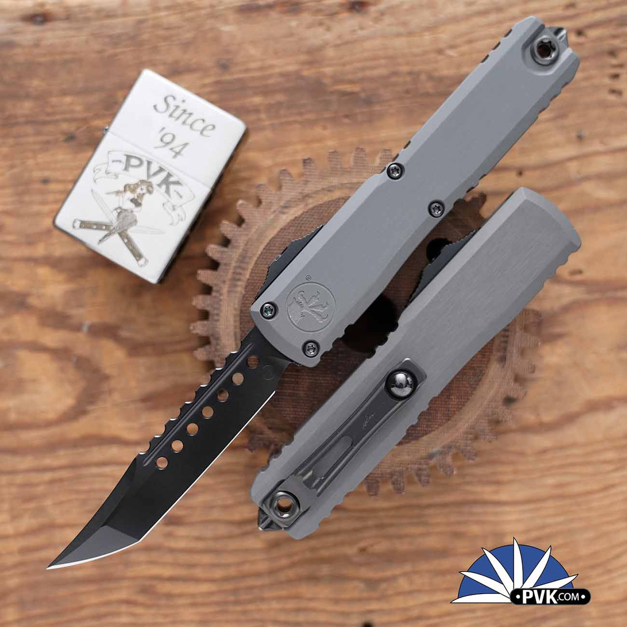 Microtech Ultratech ZBP Gen 3 1119-1DLCTNCS DLC Hellhound Blade