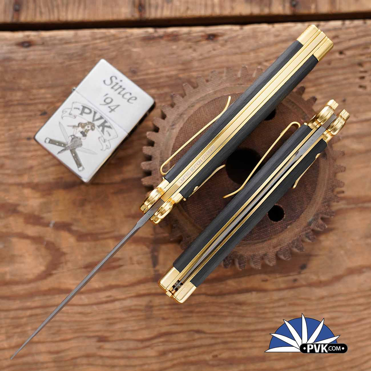 AGA Campolin ZERO Limited Edition 2025 Dense Twist Damascus Dagger