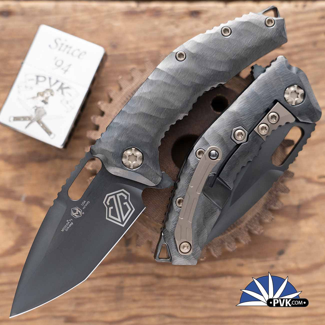 Heretic Knives/ John Gray Collab Manual Medusa V3 Custom, DLC