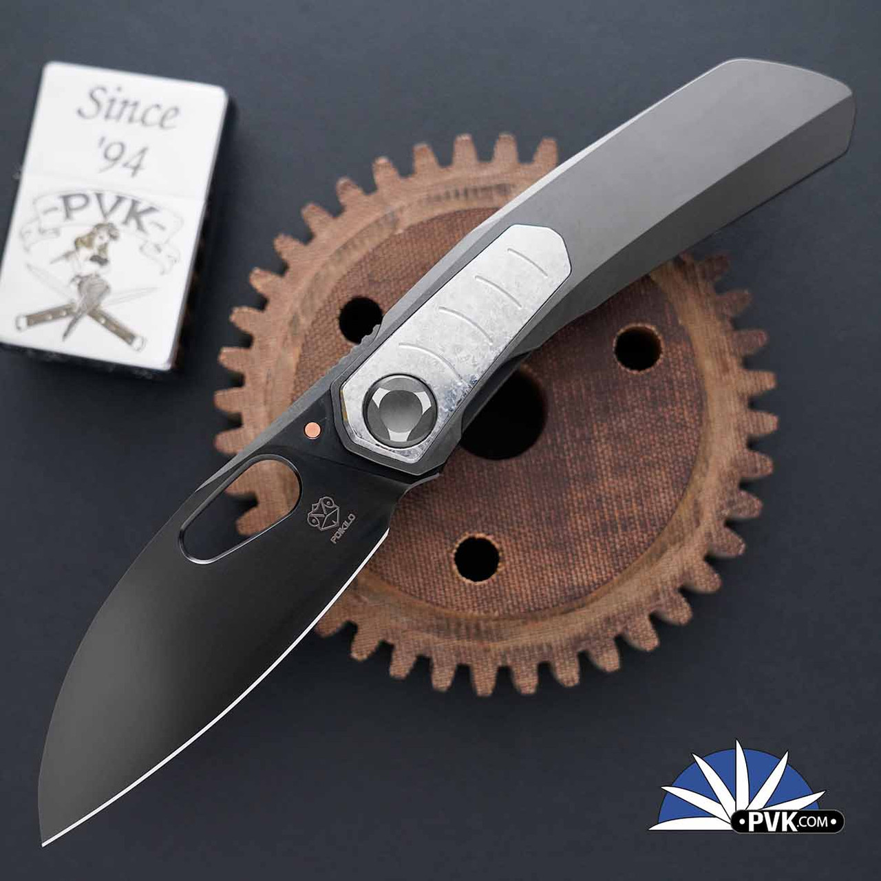 切手83 Poikilo Blade VK-CRAB S3, DLC M398 Blade, DLC Titanium Handle W