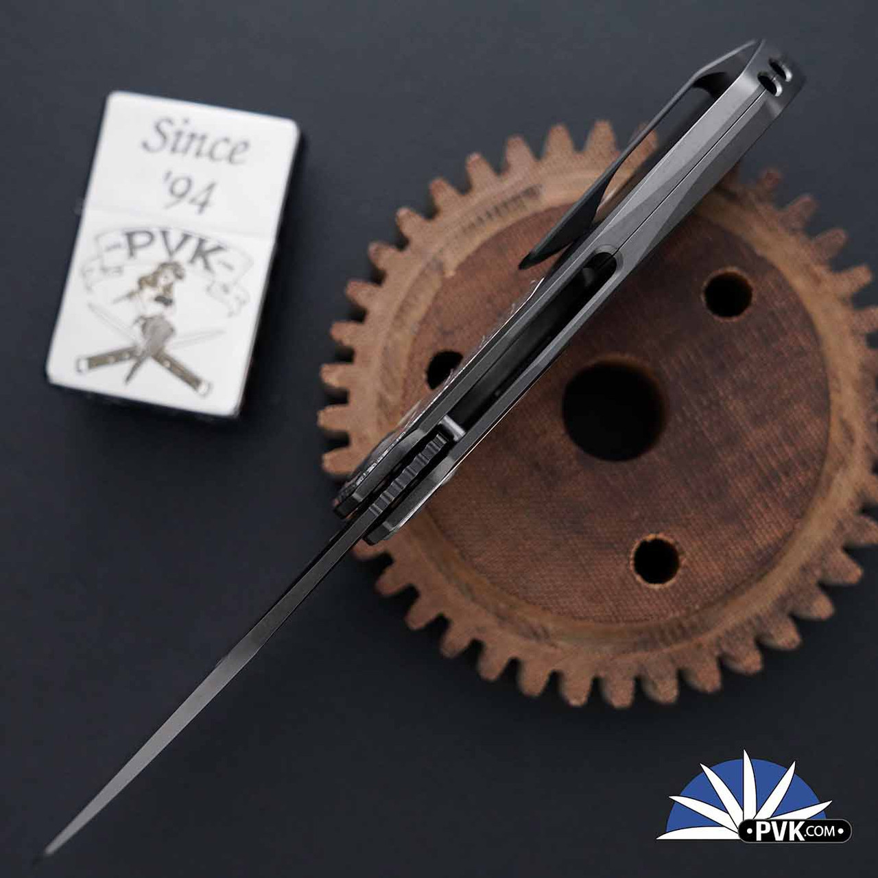 Poikilo Blade VK-CRAB S3, DLC M398 Blade, DLC Titanium Handle W