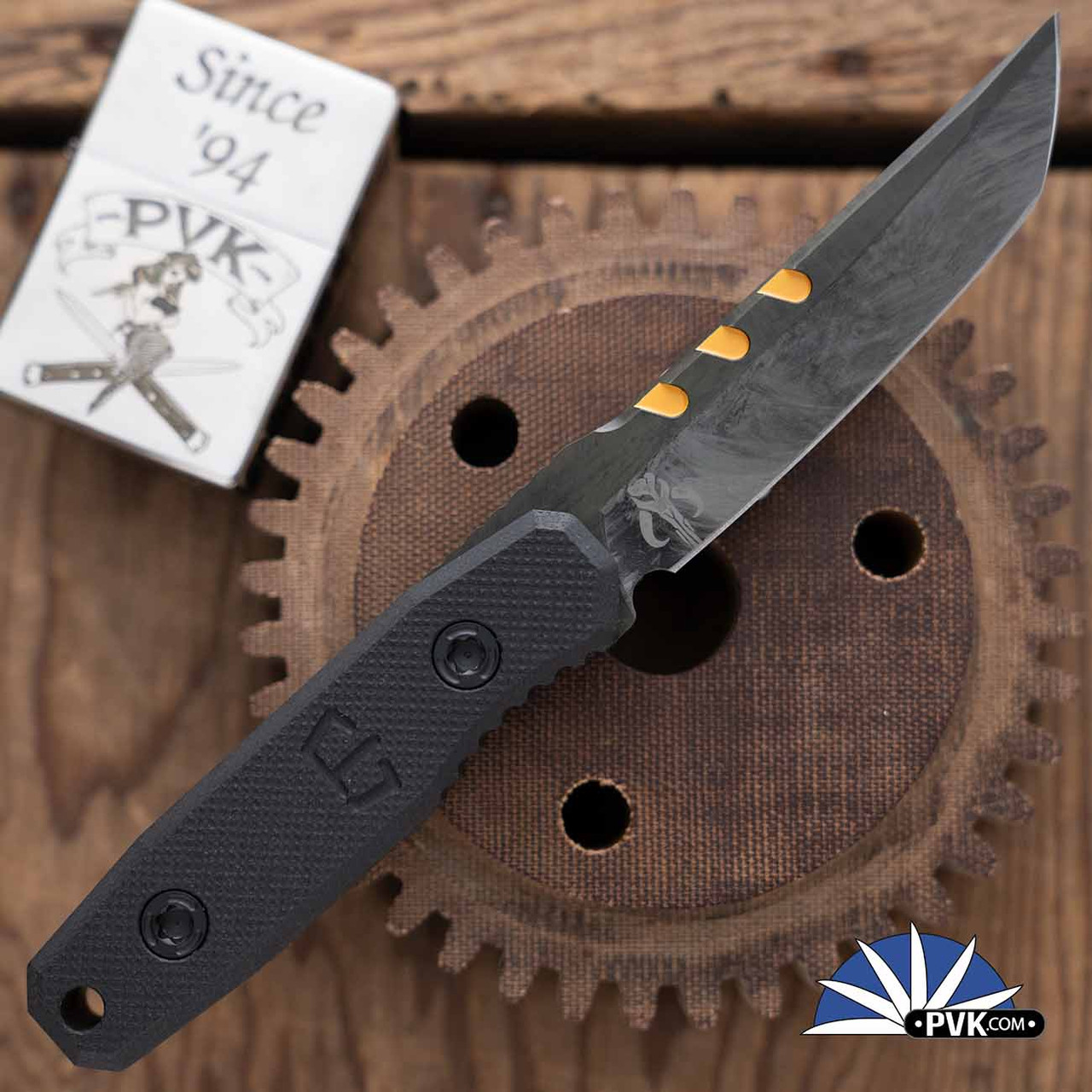 Blackside Customs Kimura-Covert, Bounty Hunter 154CPM Blade, Black